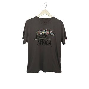 Quiksilver “Africa” charcoal gray graphic t-shirt *rare* - L